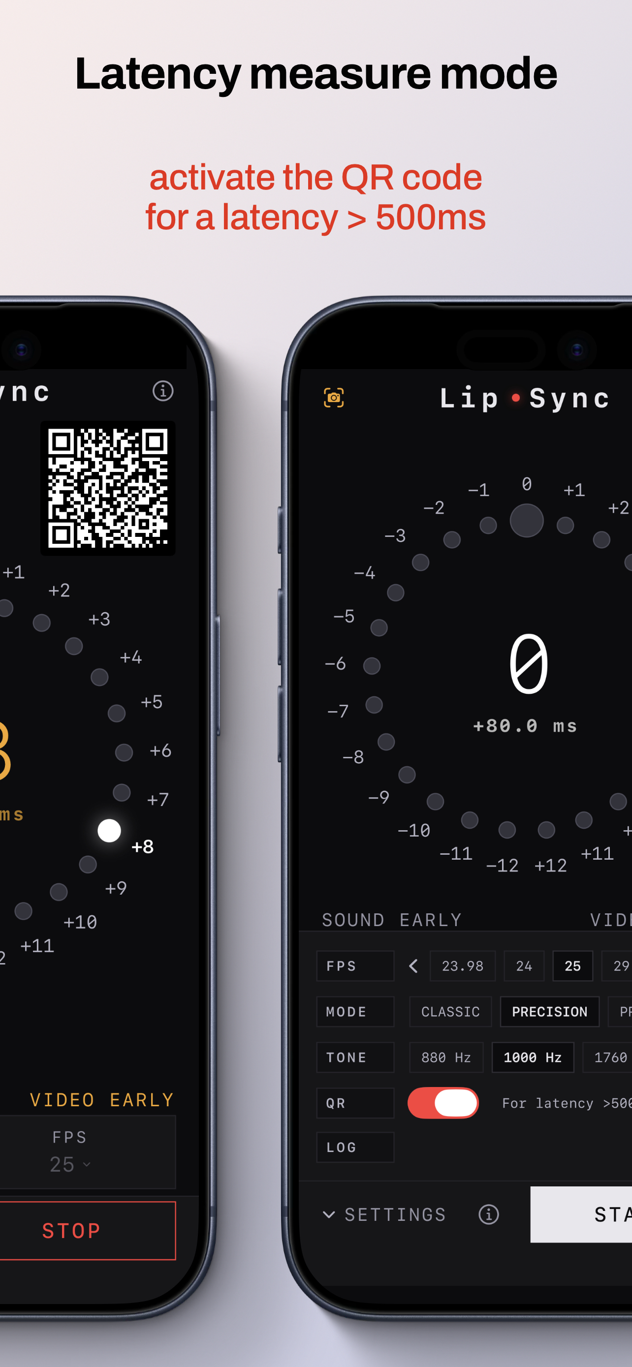 QR workflow: enable anchor on source device and measure from second phone